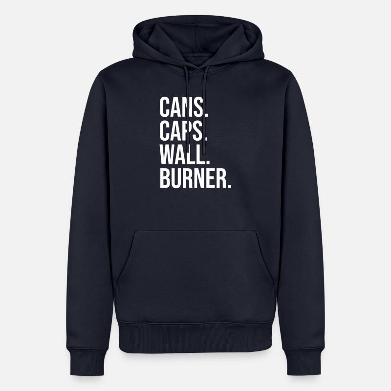 Idée cadeau Graffiti - Sweat à capuche Premium bio Homme - bleu marine