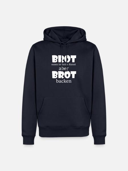 Brot backen - Männer Premium Bio Hoodie - Navy