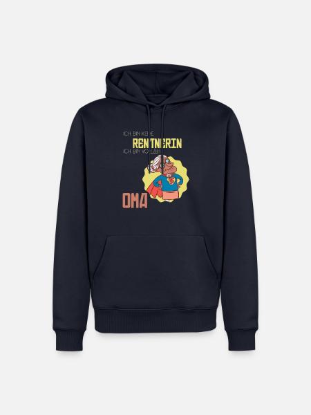 Oma in Vollzeit! - Männer Premium Bio Hoodie - Navy