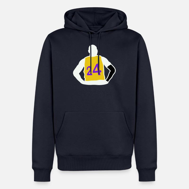 Legend - Männer Premium Bio Hoodie - Navy