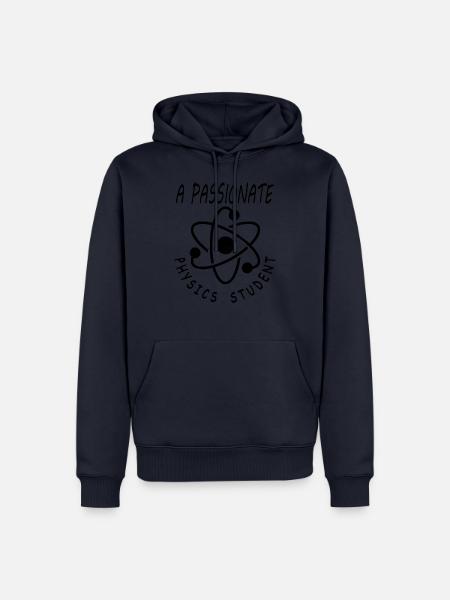 Physik Student Physik-Studium Physik-Lehrer Spruch - Männer Premium Bio Hoodie - Navy