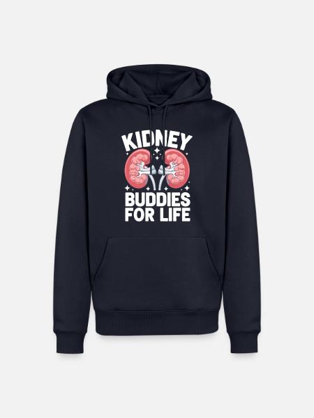 Nierenspender Niere Organspender - Männer Premium Bio Hoodie - Navy