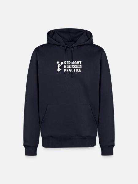 Straight Outta Cheer Practice - Männer Premium Bio Hoodie - Navy