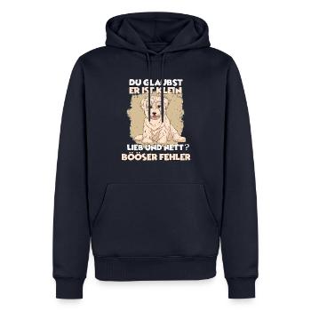 Havaneser Hundehalter Bichon Hundeliebhaber - Männer Premium Bio Hoodie - Navy - Vorne - Nico (187cm)
