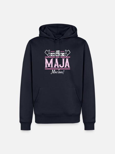 Maja Geschenkidee Geschenk Geburtstag - Männer Premium Bio Hoodie - Navy