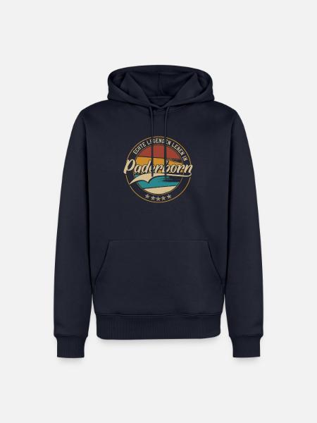Paderborn Echte Legenden leben in Paderborner - Männer Premium Bio Hoodie - Navy