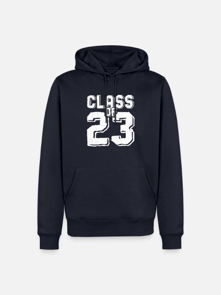 Class of 2023 Shirt Schulabschluss 2023 - Männer Premium Bio Hoodie - Navy