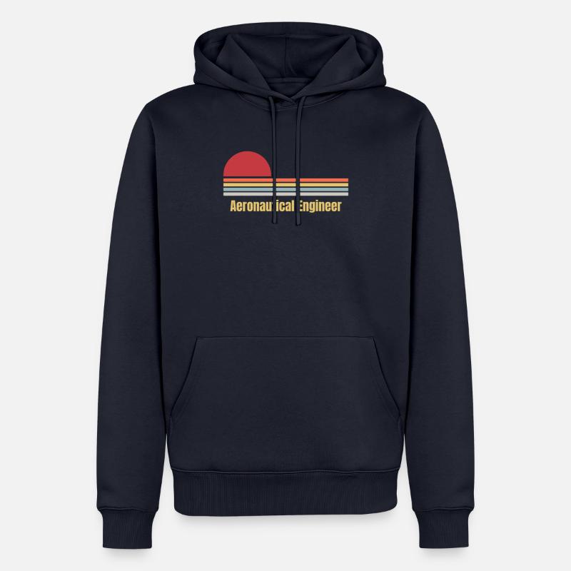 Aeronautical Engineer - Männer Premium Bio Hoodie - Navy
