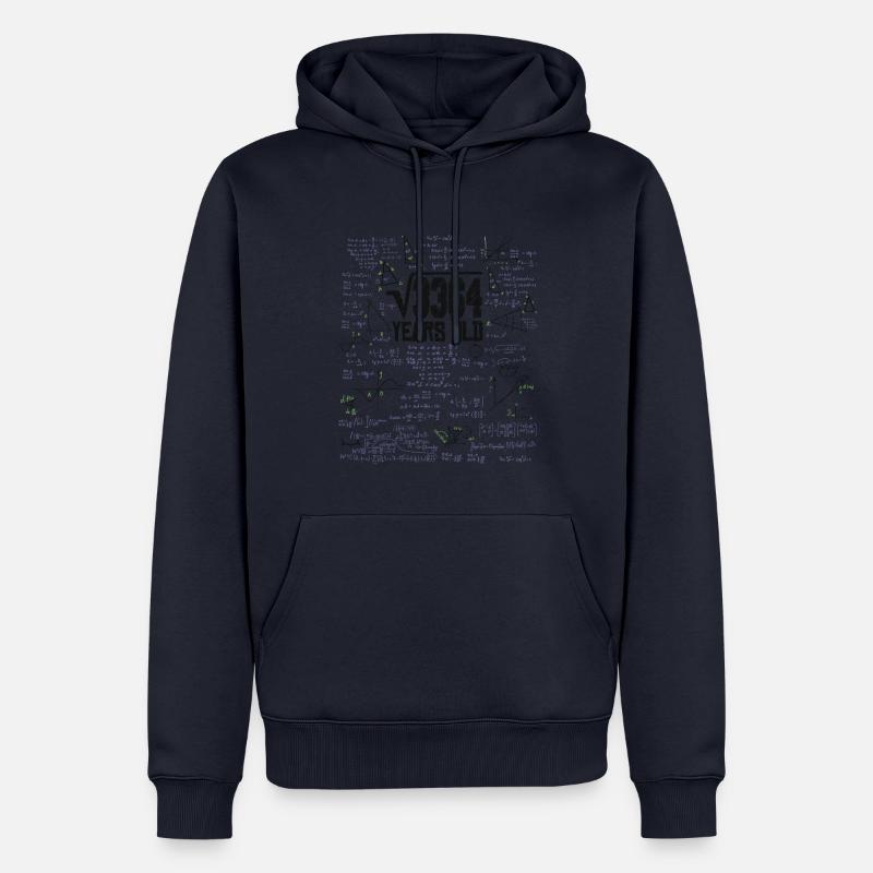 Racine carrée de 3364 Math Nerd 58e anniversaire - Sweat à capuche Premium bio Homme - bleu marine