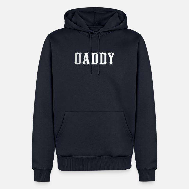 DADDY - Männer Premium Bio Hoodie - Navy