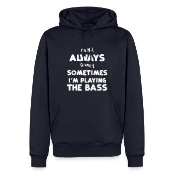 I'm Not Always Grumpy Sometimes... - Männer Premium Bio Hoodie - Navy - Vorne - Nico (187cm)