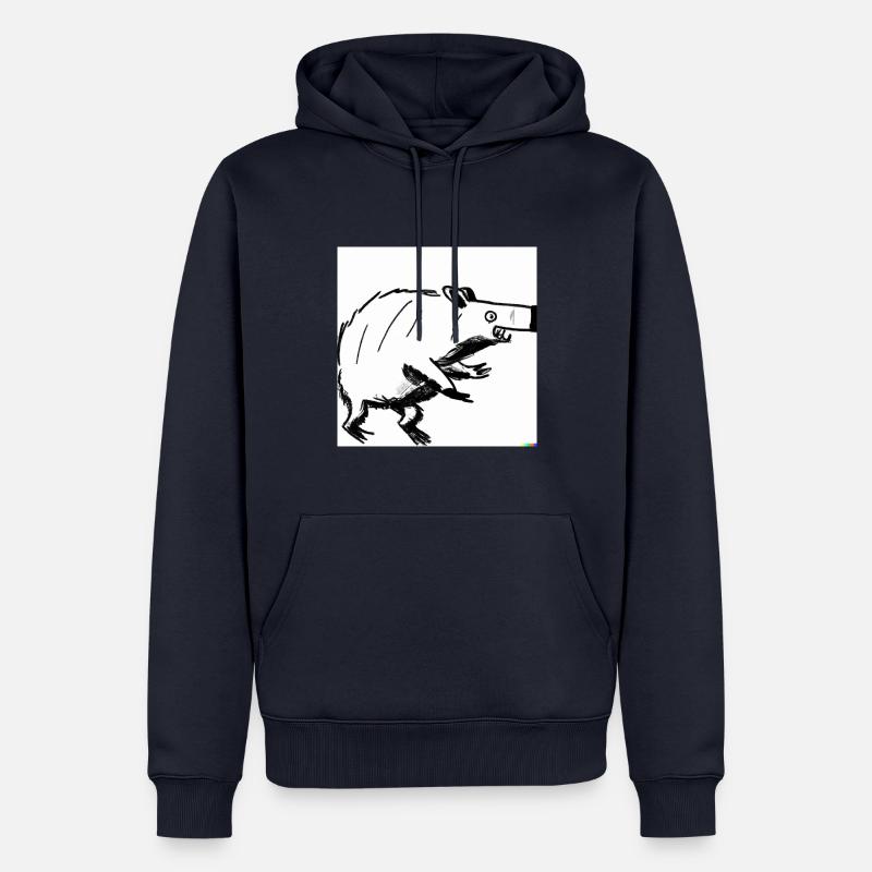 example com 4 - Männer Premium Bio Hoodie - Navy