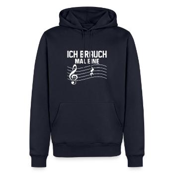 Musiklehrer Musiker Klavierspieler Geschenk - Männer Premium Bio Hoodie - Navy - Vorne - Nico (187cm)