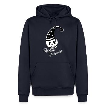 schlafshirt,offizielles schlafshirt,panda - Männer Premium Bio Hoodie - Navy - Vorne - Nico (187cm)