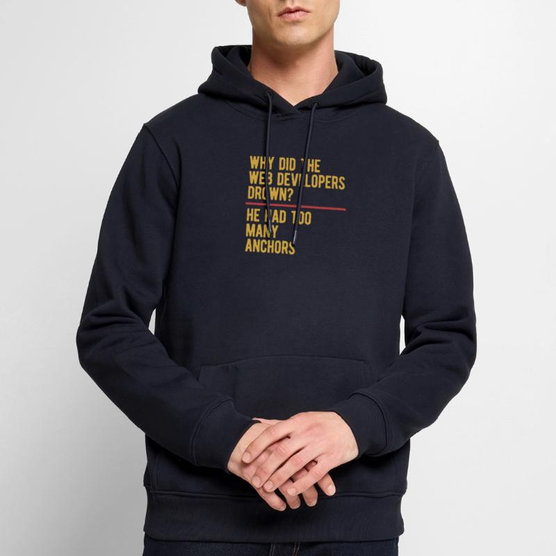 Web Developer Webdeveloper Web Developer Men’s Premium Organic Hoodie