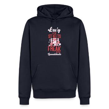 Accountant Bookkeeper Accounting - Men’s Premium Organic Hoodie - navy - Front - Nico (187cm)