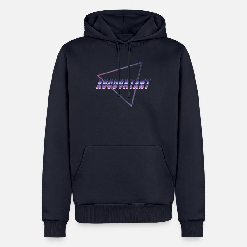 Comptable Comptable Comptable - Sweat à capuche Premium bio Homme - bleu marine