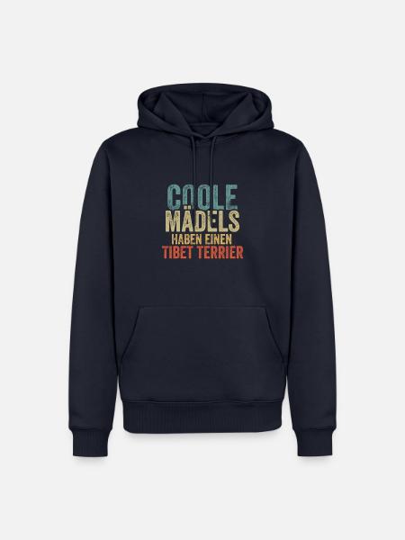 Tibet Terrier - Männer Premium Bio Hoodie - Navy