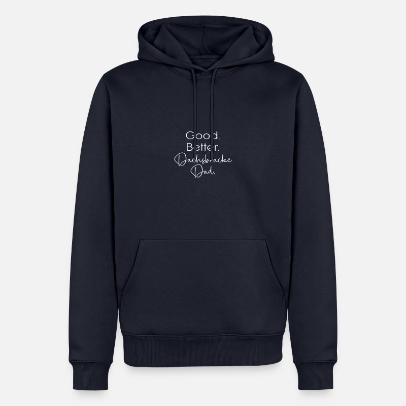 Dachsbracke - Sweat à capuche Premium bio Homme - bleu marine