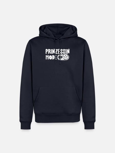 Prinzessin Krone - Männer Premium Bio Hoodie - Navy