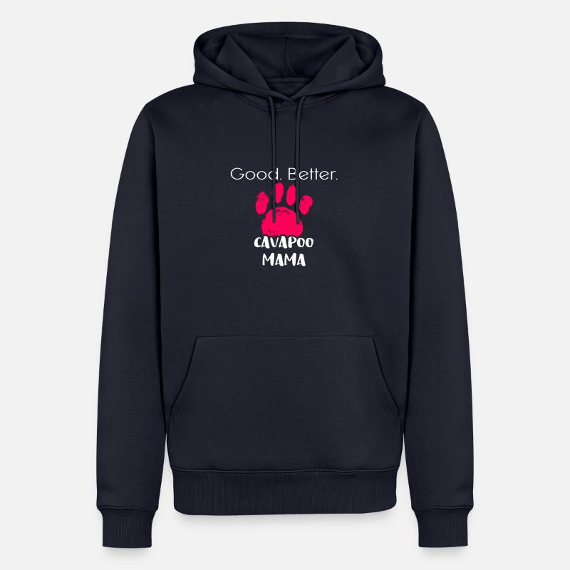Cavapoo - Männer Premium Bio Hoodie - Navy