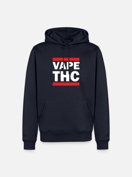 Vape THC White - Men’s Premium Organic Hoodie - navy