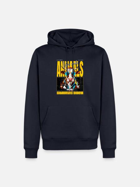 Animals strikes back - Men’s Premium Organic Hoodie - navy