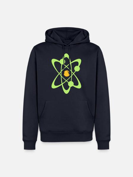 Atomique nucléaire radioactive science nucléaire 2 - Sweat à capuche Premium bio Homme - bleu marine