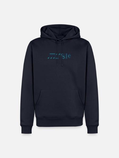 Musik - Männer Premium Bio Hoodie - Navy