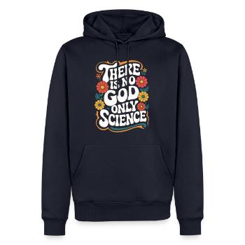 Atheismus Atheist Anti-Religion Agnostiker - Männer Premium Bio Hoodie - Navy - Vorne - Nico (187cm)
