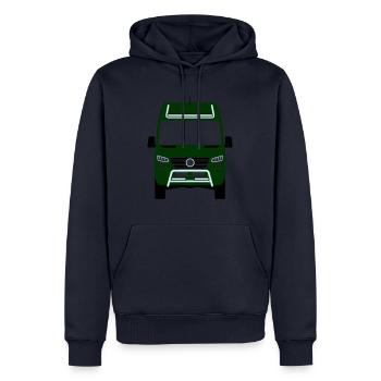 Sprinter W907 W910 vorn Front 4x4 Silhouette Umris - Men’s Premium Organic Hoodie - navy - Front - Nico (187cm)