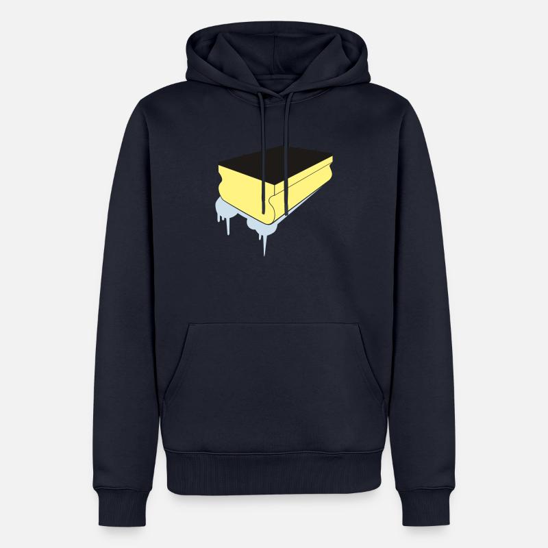 clean_schwamm - Männer Premium Bio Hoodie - Navy
