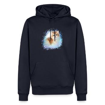 kätzchen,katze,katzenbaby,graffiti,malerei - Männer Premium Bio Hoodie - Navy - Vorne - Nico (187cm)