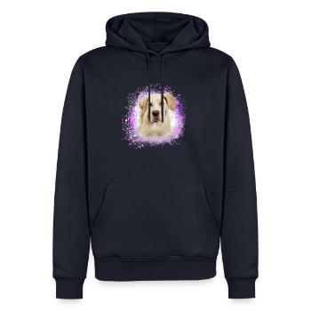 Cane Corso,Dog,Painting,Graffiti,Bulldog - Men’s Premium Organic Hoodie - navy - Front - Nico (187cm)