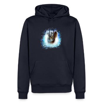 koala ,blau,graffiti,malerei,koalabär, brush - Männer Premium Bio Hoodie - Navy - Vorne - Nico (187cm)