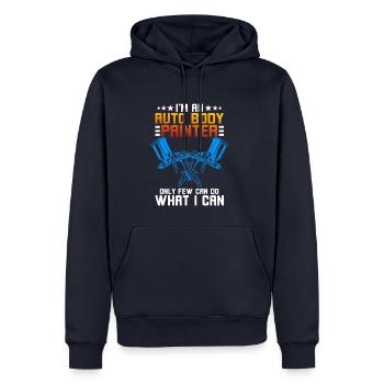 Autolackierer Sprühpistole - Männer Premium Bio Hoodie - Navy - Vorne - Nico (187cm)