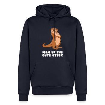 Niedliche Otter-Wortspiele Und Otter-Witze - Männer Premium Bio Hoodie - Navy - Vorne - Nico (187cm)