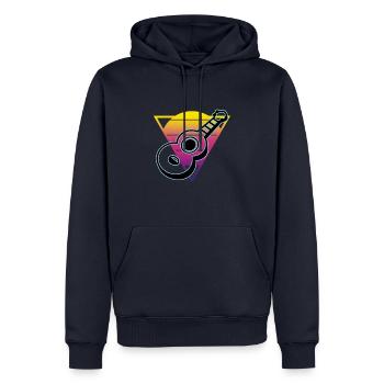 Ukuleles Vitage - Men’s Premium Organic Hoodie - navy - Front - Nico (187cm)
