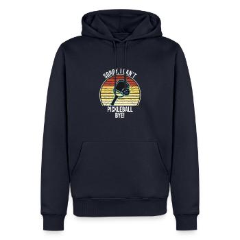 Sorry I Can't Pickleball Bye - Männer Premium Bio Hoodie - Navy - Vorne - Nico (187cm)