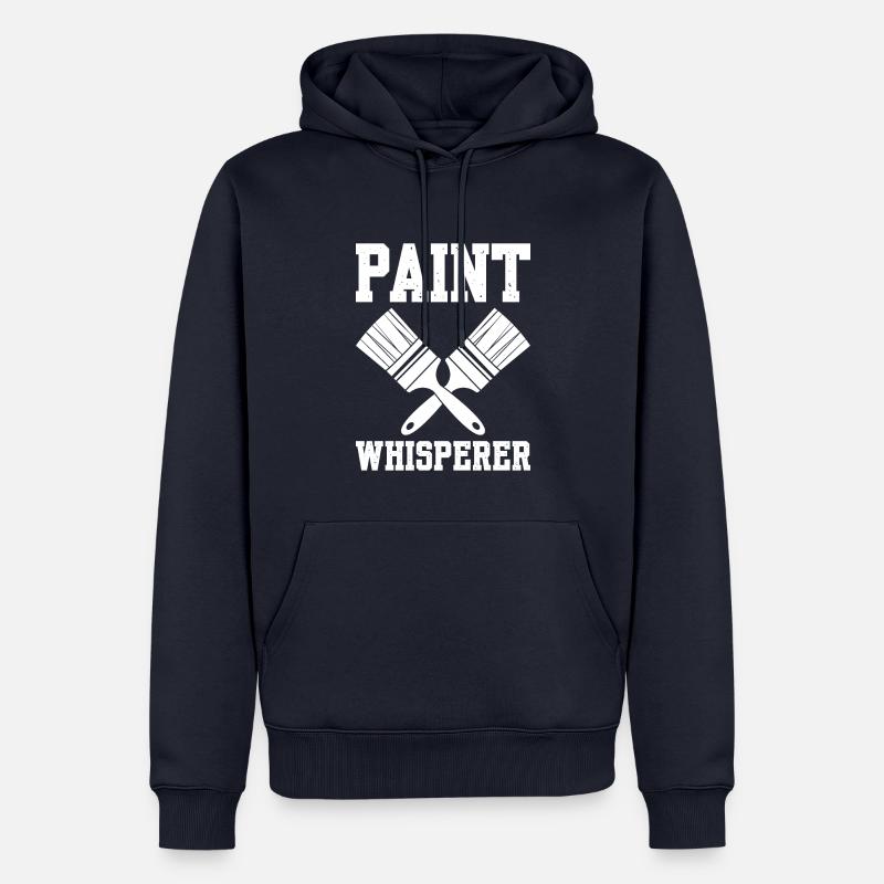 Paint Whisperer Painter - Männer Premium Bio Hoodie - Navy