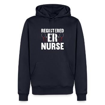 Lustige Krankenschwester Geschenke - Männer Premium Bio Hoodie - Navy - Vorne - Nico (187cm)