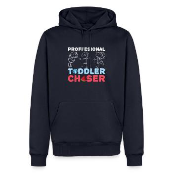 Au Pair Mädchen Kindergarten Nanny - Männer Premium Bio Hoodie - Navy - Vorne - Nico (187cm)