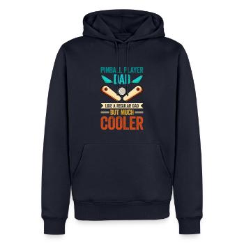 Pinball Machine Pinball Machine - Men’s Premium Organic Hoodie - navy - Front - Nico (187cm)