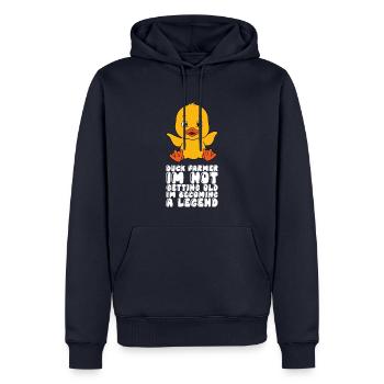 Lustige Ente Süße Enten - Männer Premium Bio Hoodie - Navy - Vorne - Nico (187cm)