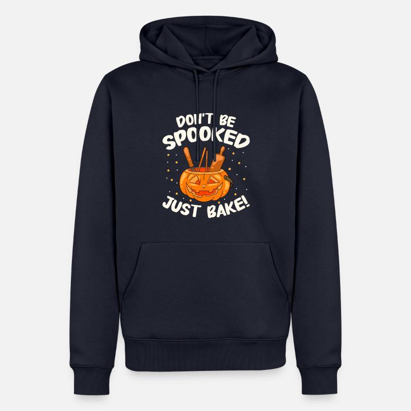 Bäcker Halloween Geschenke Konditor - Männer Premium Bio Hoodie - Navy