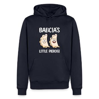 Pierogi Recipe Polish Pierogi - Men’s Premium Organic Hoodie - navy - Front - Nico (187cm)