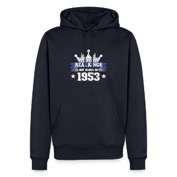 Birthday Gift 1953 Vintage 1953 - Men’s Premium Organic Hoodie - navy - Front - Nico (187cm)
