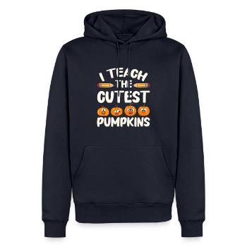 Lustige Lehrer Halloween Geschenke - Männer Premium Bio Hoodie - Navy - Vorne - Nico (187cm)