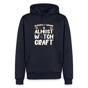 Lustige Lehrer Halloween Geschenke - Männer Premium Bio Hoodie - Navy - Vorne - Nico (187cm)