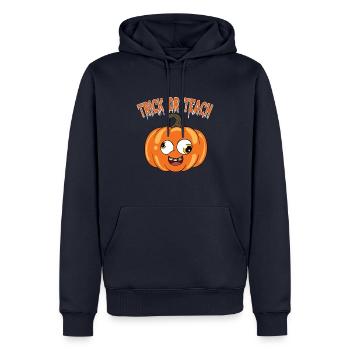 Lustige Lehrer Halloween Geschenke - Männer Premium Bio Hoodie - Navy - Vorne - Nico (187cm)